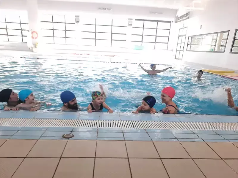 Actividad de piscina extraescolar